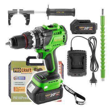 Шуруповерт Procraft PA18ProBL (з 1 акб та зп) PA18ProBL_1akb фото