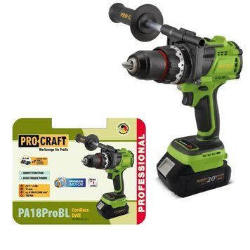Шуруповерт Procraft PA18ProBL (с 1 акб и зу) PA18ProBL_1akb фото