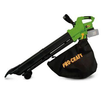 Акумуляторний повітродув-пилосос Procraft VB22, 40В (2&times;20В), безщітковий, мульчування, без АКБ та ЗП VB22_bb фото