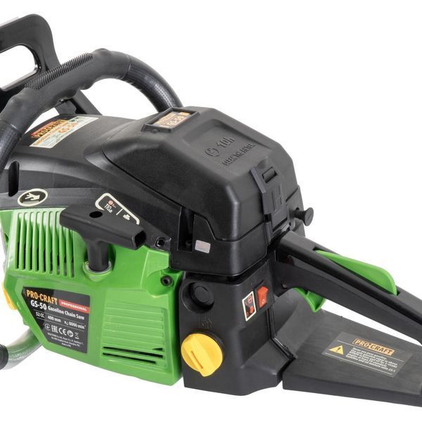Бензопила Procraft GS50/2 3,8 к.с, 2 шини 40/45 см, 2 ланцюги GS50/2 фото