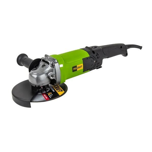 Кутова шліфувальна машина Procraft PW2200ES, 1400 Вт, диск 180 мм, регулювання обертів 8500&ndash;10500 об/хв PW2200ES фото