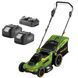 Аккумуляторная газонокосилка Procraft PLM24, 40 В (2&times;20 В), 2&times;8 А&middot;ч Type-C, двойное зарядное устройство PLM24_2akb_8ahType-C_zp20/2/2 фото 1