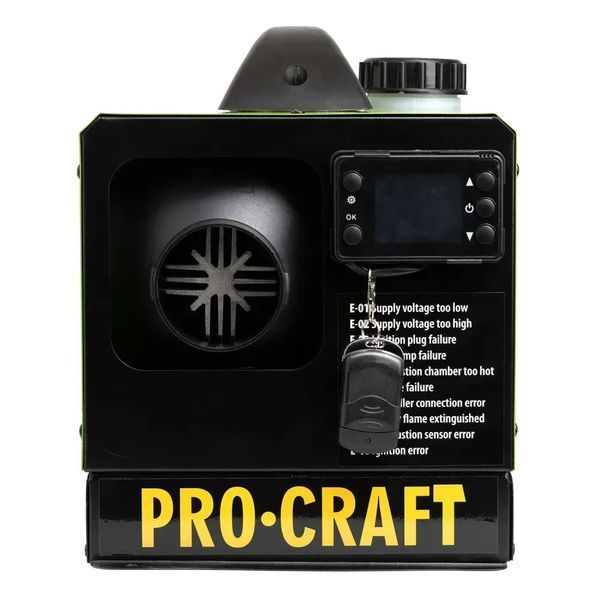 Дизельный автономный отопитель Procraft PDH5000 5 кВт 12/24 В, автономка, 190 м&sup3;/ч PDH5000 фото