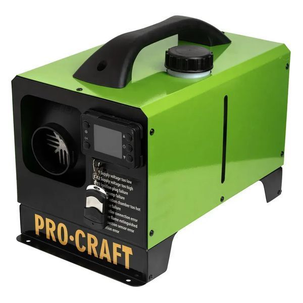 Дизельный автономный отопитель Procraft PDH5000 5 кВт 12/24 В, автономка, 190 м&sup3;/ч PDH5000 фото